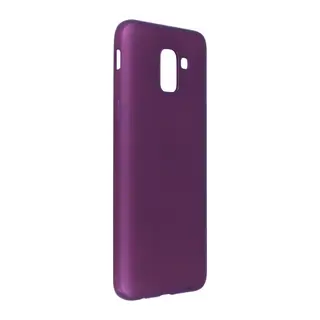 Samsung Galaxy J6 Kılıf First Silikon - Mürdüm