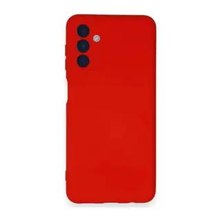 Samsung Galaxy A14 4G Kılıf Nano içi Kadife Silikon - Kırmızı