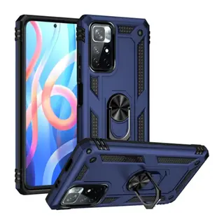 Xiaomi Redmi Note 11T Kılıf Sofya Yüzüklü Silikon Kapak - Lacivert
