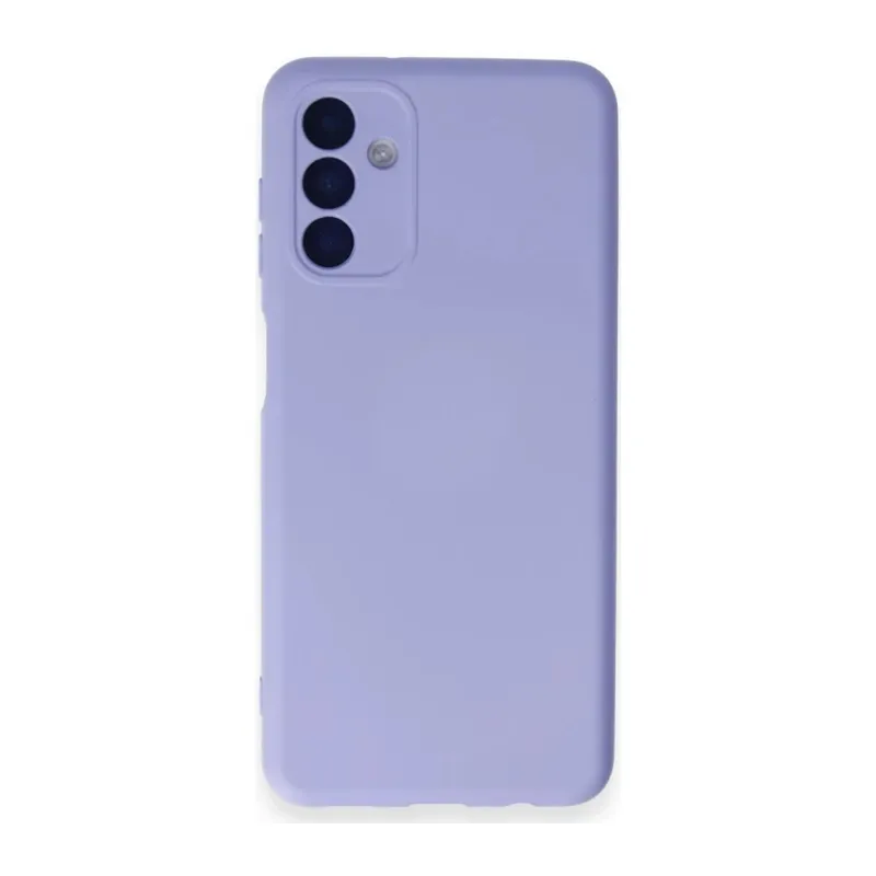 Samsung Galaxy A14 4G Kılıf Nano içi Kadife Silikon - Lila
