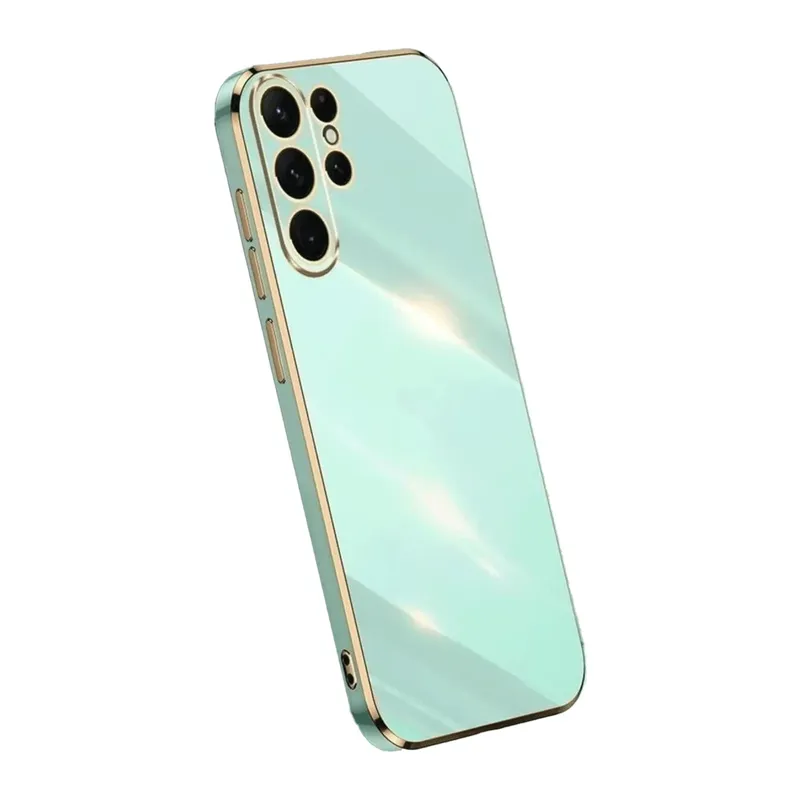 Samsung Galaxy S24 Ultra Kılıf Volet Silikon - Açık Yeşil