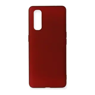 Oppo Find X2 Kılıf First Silikon - Bordo