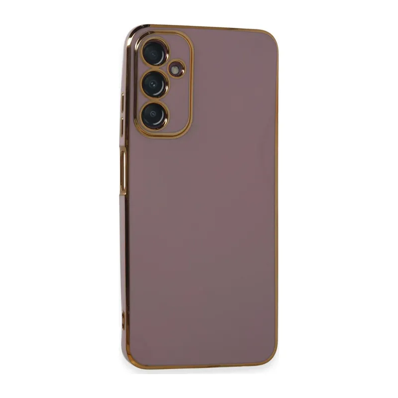Samsung Galaxy A05S Kılıf Volet Silikon - Mor