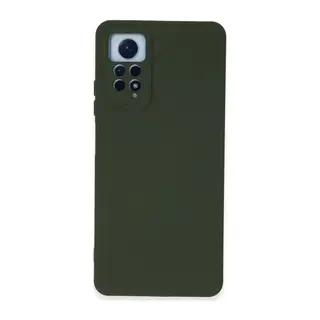 Xiaomi Redmi Note 12 Pro 4G Kılıf Nano içi Kadife Silikon - Koyu Yeşil