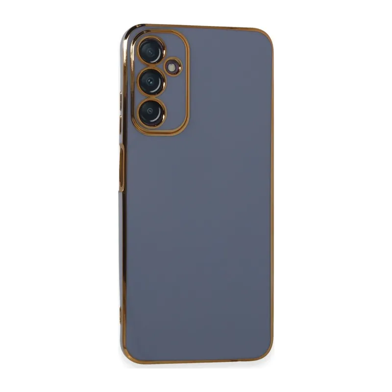 Samsung Galaxy A05S Kılıf Volet Silikon - Mavi