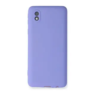 Samsung Galaxy A01 Core Kılıf First Silikon - Lila