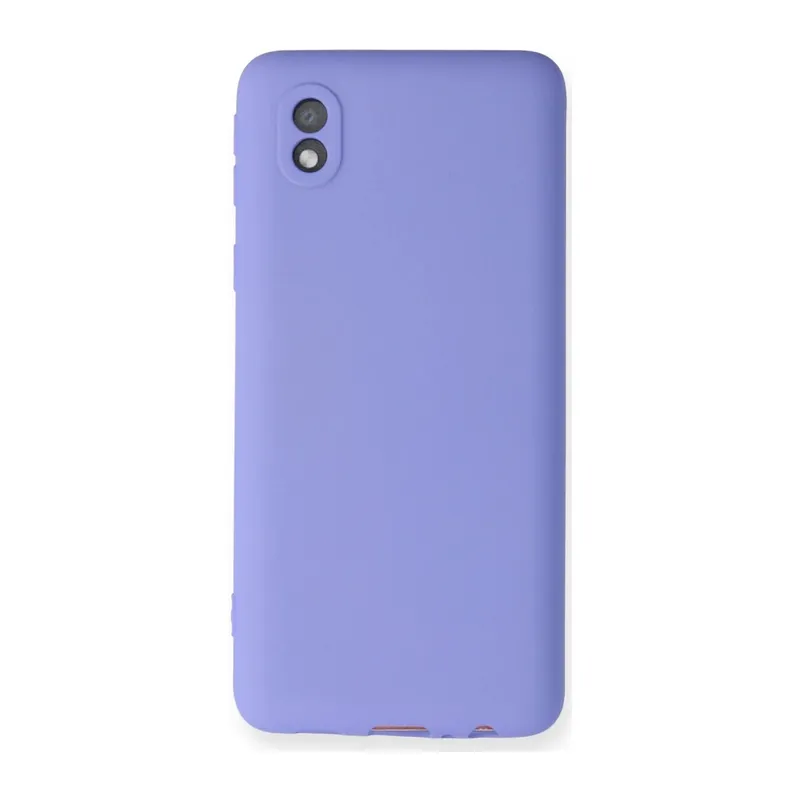 Samsung Galaxy A01 Core Kılıf First Silikon - Lila
