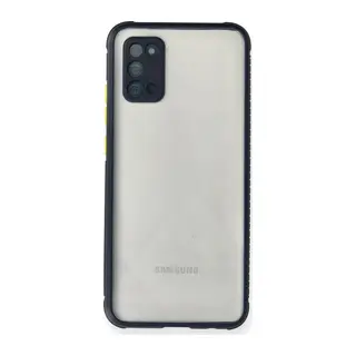 Samsung Galaxy A02S Kılıf Miami Şeffaf Silikon - Lacivert
