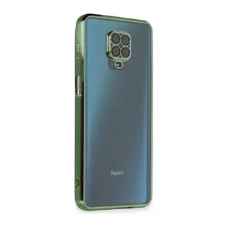 Xiaomi Redmi Note 9 Pro Kılıf Razer Lensli Silikon - Yeşil