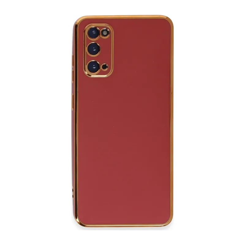 Samsung Galaxy S20 Kılıf Volet Silikon - Kırmızı