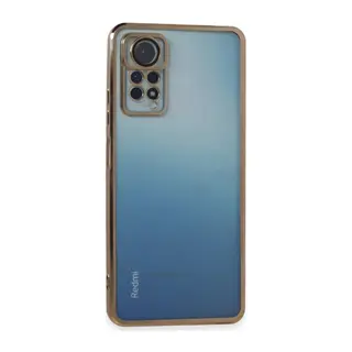 Xiaomi Redmi Note 11 Pro Kılıf Razer Lensli Silikon - Gold