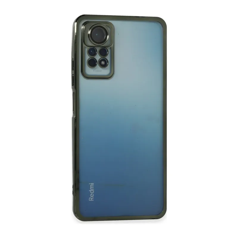 Xiaomi Redmi Note 11 Pro Kılıf Razer Lensli Silikon - Yeşil