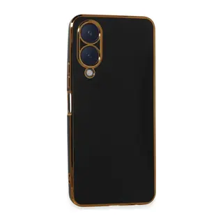 Vivo Y17S Kılıf Volet Silikon - Siyah
