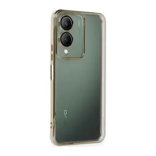 Vivo Y17S Kılıf Razer Lensli Silikon - Gold
