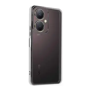 Vivo Y27 Kılıf Razer Lensli Silikon - Gümüş