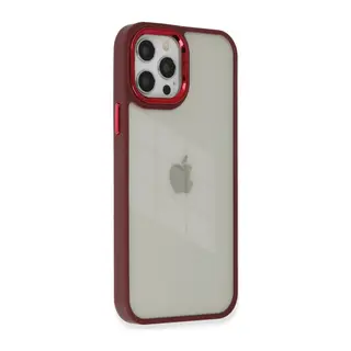 Apple iPhone 12 Pro Max Kılıf Dora Kapak - Kırmızı