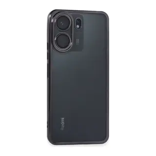 Xiaomi Redmi 13C Kılıf Razer Lensli Silikon - Mor