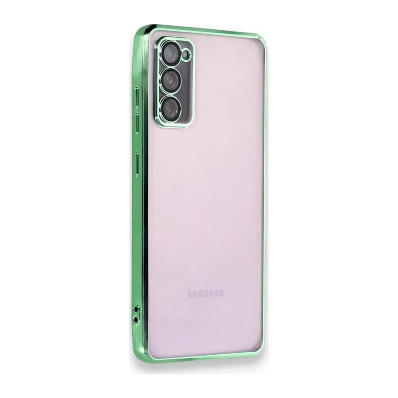 Samsung Galaxy S20 FE Kılıf Razer Lensli Silikon - Yeşil
