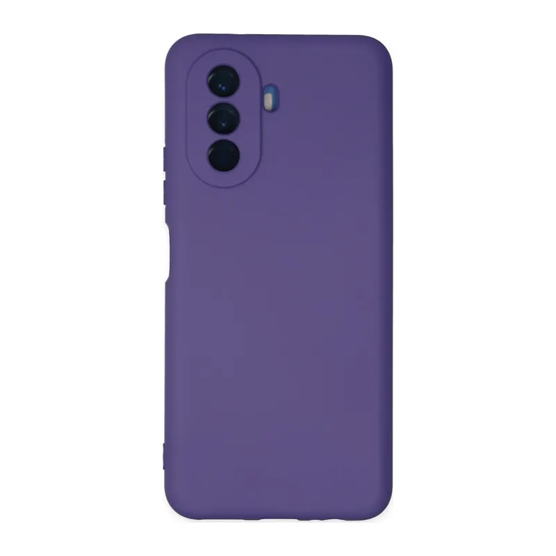 Huawei Nova Y70 Kılıf Nano içi Kadife Silikon - Mor