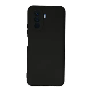 Huawei Nova Y70 Kılıf Nano içi Kadife Silikon - Siyah