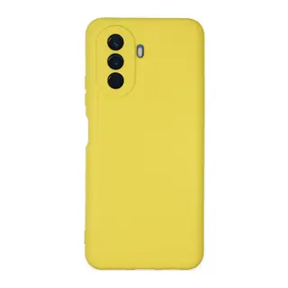 Huawei Nova Y70 Kılıf Nano içi Kadife Silikon - Sarı