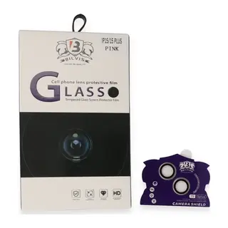 Apple iPhone 15 Bilvis Titan Kamera Lens - Pembe