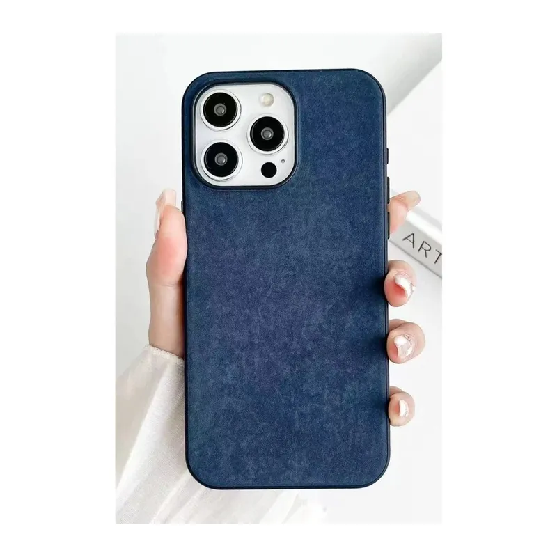 Apple iPhone 15 Pro Kılıf Karen Magsafe Kapak - Lacivert