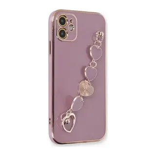 Apple iPhone 12 Kılıf Esila Silikon - Mor
