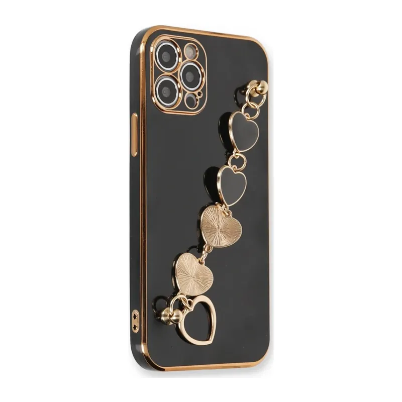 Apple iPhone 12 Pro Max Kılıf Esila Silikon - Siyah