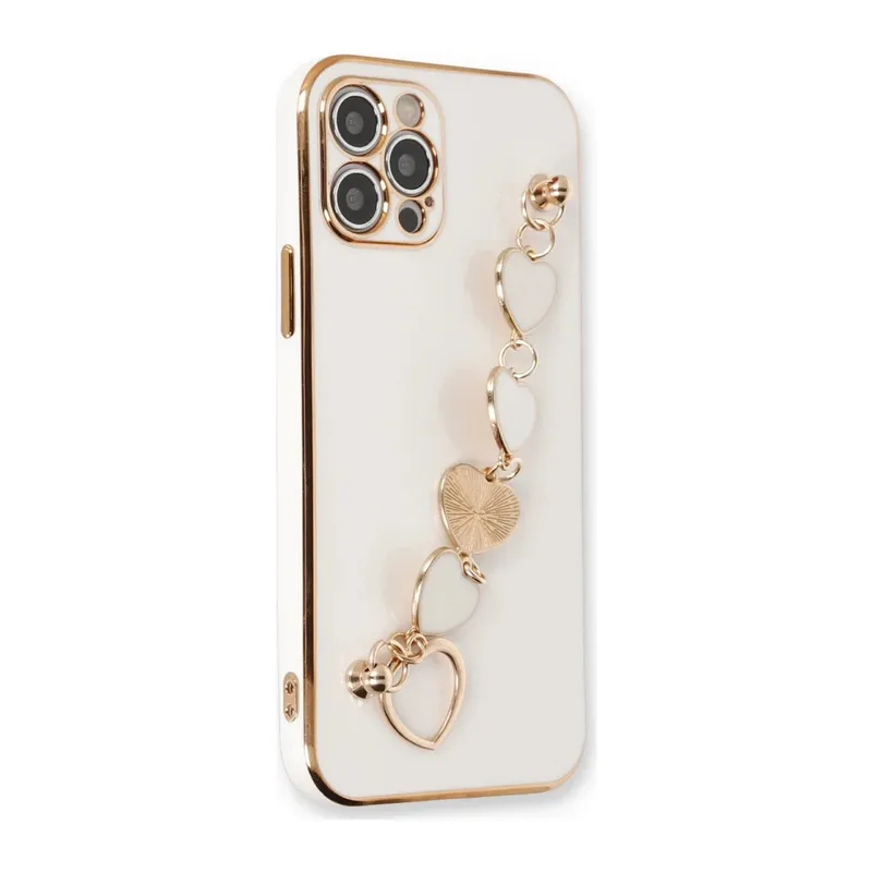 Apple iPhone 12 Pro Max Kılıf Esila Silikon - Beyaz
