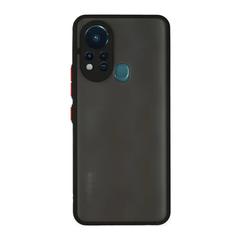 İnfinix Hot 11s Kılıf Montreal Silikon Kapak - Siyah