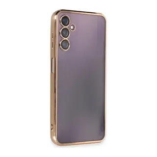 Samsung Galaxy A14 4G Kılıf Razer Lensli Silikon - Gold