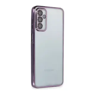 Samsung Galaxy M23 Kılıf Razer Lensli Silikon - Mor
