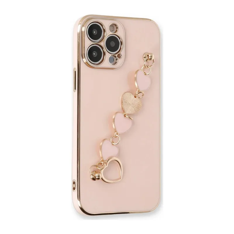 Apple iPhone 13 Pro Max Kılıf Esila Silikon - Pudra