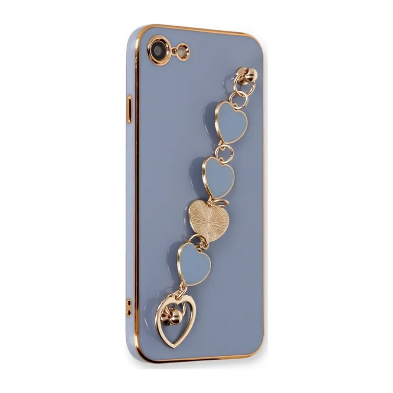 Apple iPhone 7 Kılıf Esila Silikon - Gri
