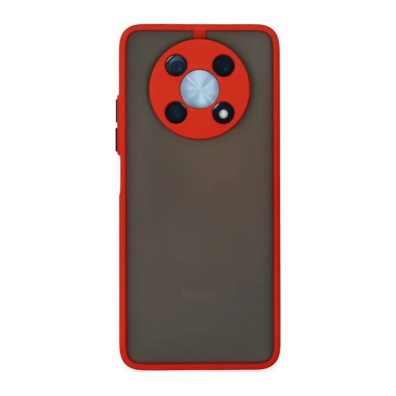 Huawei Nova Y90 Kılıf Montreal Silikon Kapak - Kırmızı