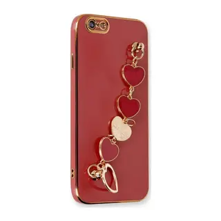 Apple iPhone 6 Kılıf Esila Silikon - Kırmızı