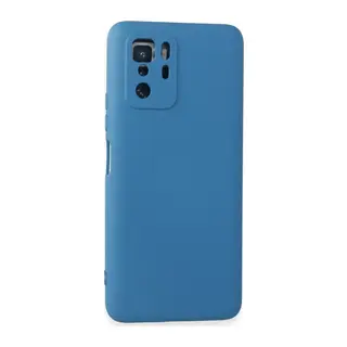 Xiaomi Poco X3 GT Kılıf Nano içi Kadife Silikon - Mavi