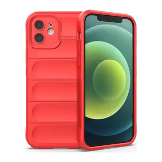 Apple iPhone 12 Kılıf Optimum Silikon - Kırmızı