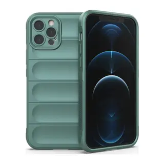 Apple iPhone 12 Pro Kılıf Optimum Silikon - Koyu Yeşil