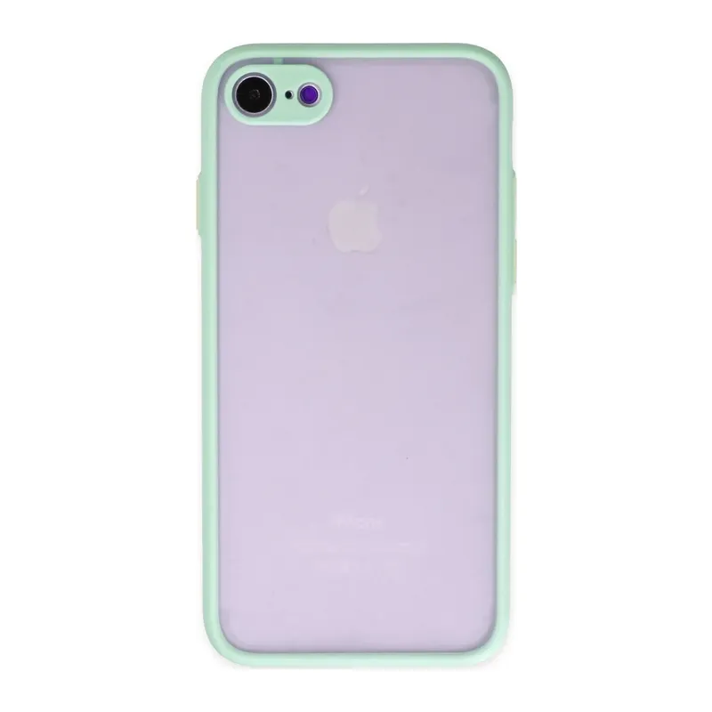 Apple iPhone 7 Kılıf Montreal Silikon Kapak - Turkuaz