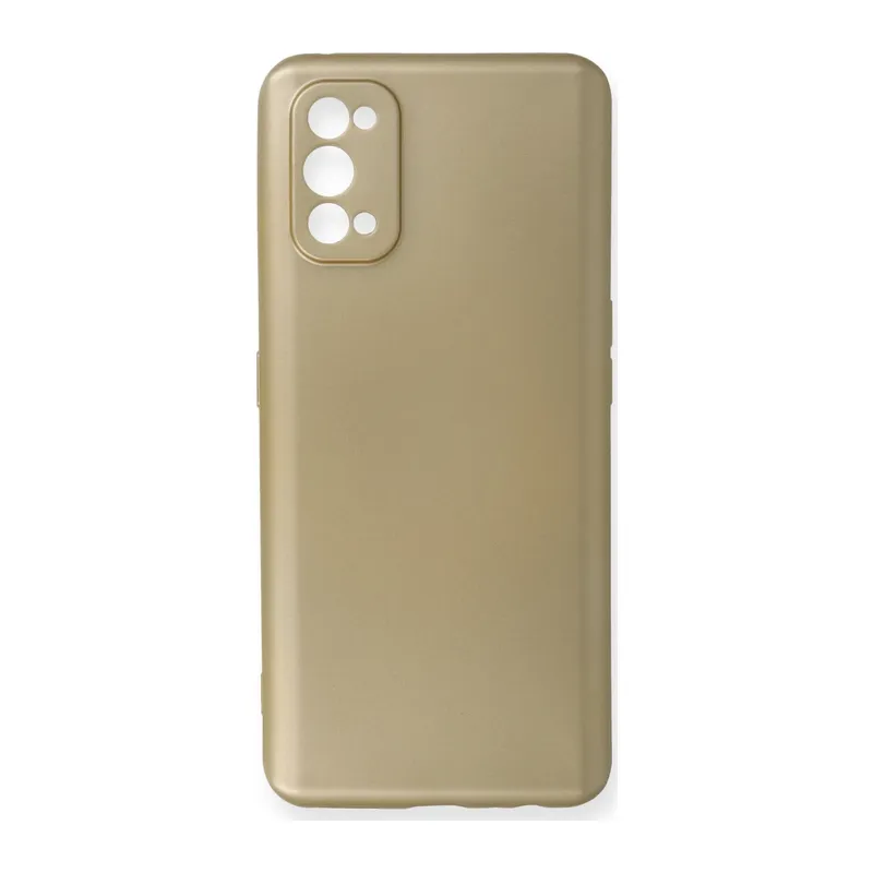 Realme 7 Pro Kılıf First Silikon - Gold