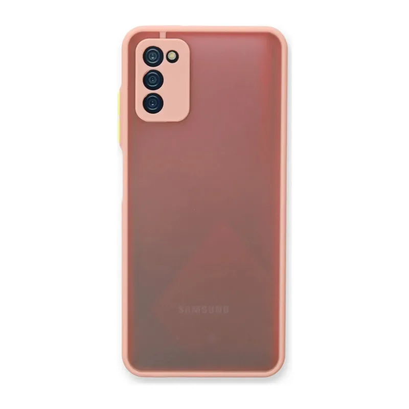 Samsung Galaxy A03S Kılıf Montreal Silikon Kapak - Pembe
