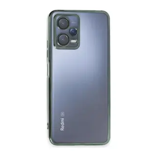 Xiaomi Redmi Note 12 5G Kılıf Razer Lensli Silikon - Yeşil