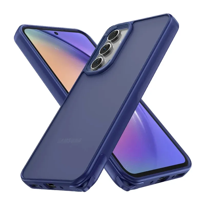 Samsung Galaxy A05S Kılıf Elegant Kapak - Lacivert