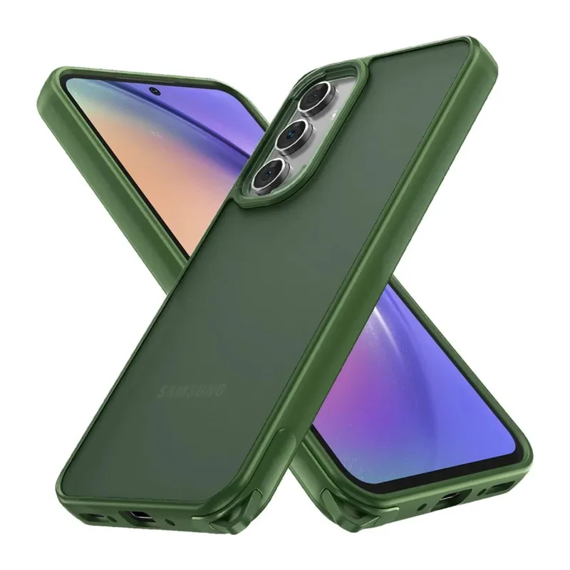 Samsung Galaxy A05S Kılıf Elegant Kapak - Yeşil