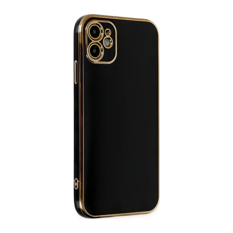 Apple iPhone 12 Kılıf Volet Silikon - Siyah