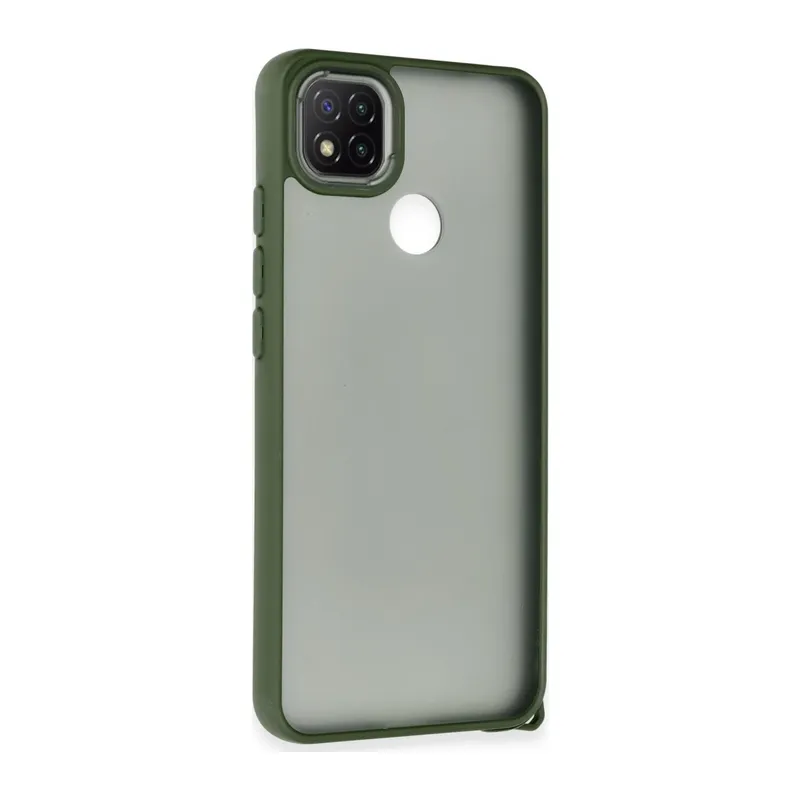 Xiaomi Redmi 9C Kılıf Elegant Kapak - Yeşil