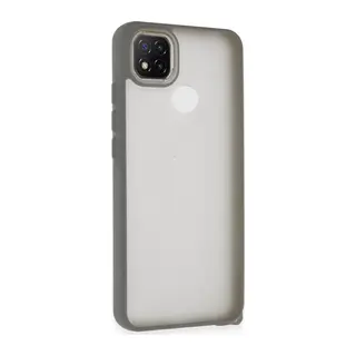 Xiaomi Redmi 9C Kılıf Elegant Kapak - Titan Gri