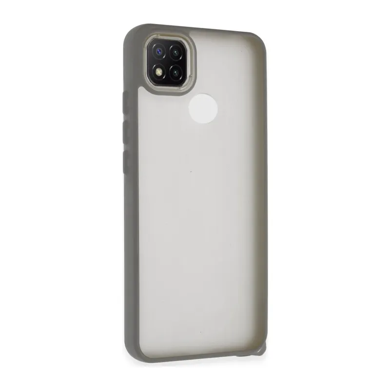 Xiaomi Redmi 9C Kılıf Elegant Kapak - Titan Gri